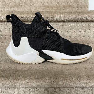 Jordan Why Not Zer0.2 sneakers. SIZE 10.5. Black/White